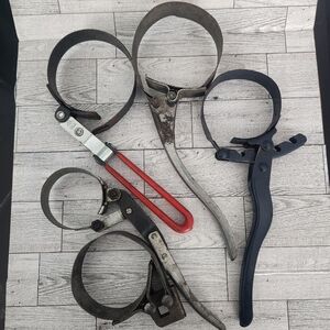 Oil filter tools several sizes